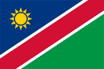 National flag of Namibia